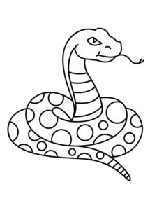 hình rắn đáng yêu cho bé