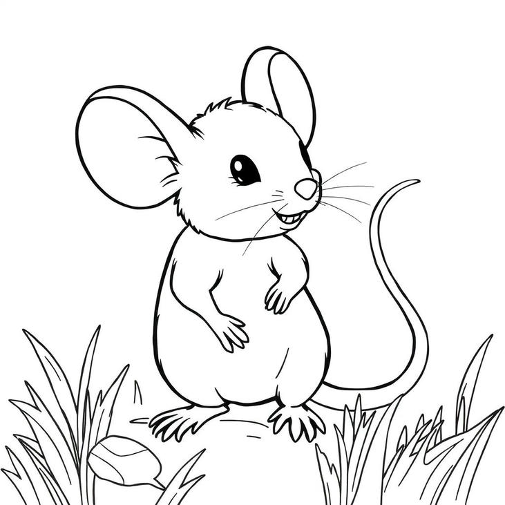 151+ Tranh tô màu con chuột vừa học vừa chơi cực vui