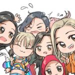 avatar nhóm bạn bè đáng yêu ngộ nghĩnh