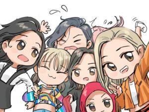 avatar nhóm bạn bè đáng yêu ngộ nghĩnh