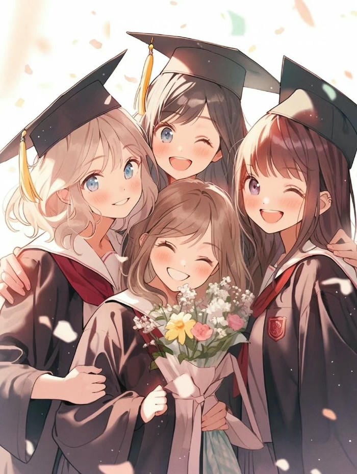 avatar nhóm bạn bè nhìn rất cute