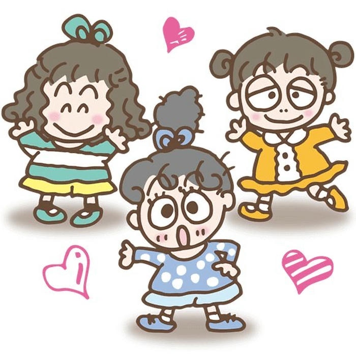 hình avatar nhóm bạn bè dễ thương nhẹ