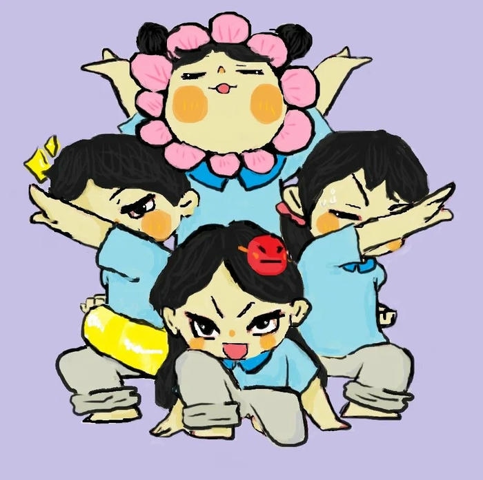 hình avatar nhóm bạn bè nhìn hài hòa